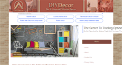 Desktop Screenshot of diydecor.net